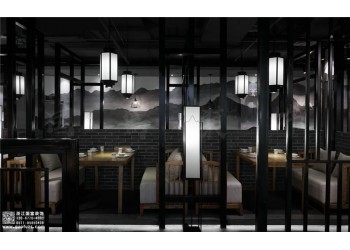 紹興市土菜館設計裝修-浙江國富裝飾