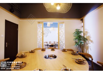 三門縣800平方米火鍋店設(shè)計(jì)裝修-浙江國富裝飾