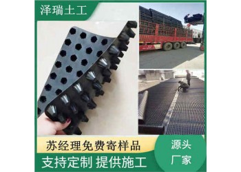 鄭州2.5公分20mm排水板車庫(kù)濾水板