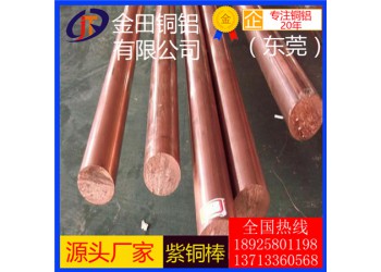 t4紫銅棒，c1100優(yōu)質(zhì)半硬紫銅棒-t2可拉伸紫銅棒