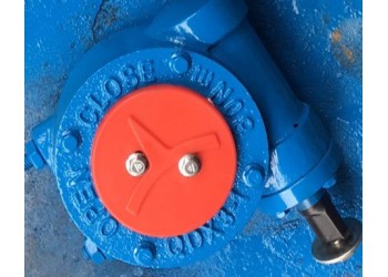 QDX3-1手動渦輪執行器，DN80蝶閥蝸輪箱 手動減速機