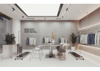 合肥簡約風男裝店設計，男裝店裝修方案，可上門測量/設計/報價