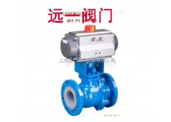 氣動襯氟球閥Q641F46-10C/16C