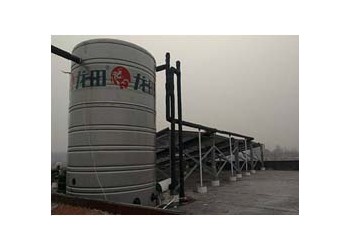 小型的賓館太陽能熱水工程