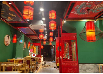 合肥特色火鍋店設計，老北京涮羊肉裝修實景，京味兒十足