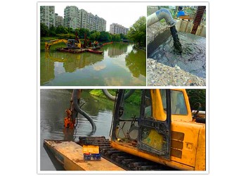 挖掘機(jī)河道清淤泵、魯達(dá)QSY液壓清淤泵、高效攪拌清淤泵