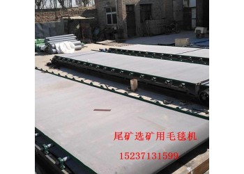 鞏義鉑思特脈金礦石環保選金工藝，從氰化渣中回收金銀的毛毯機