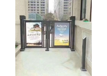 商河小區(qū)廣告小門門禁安裝濟(jì)南柵欄小門門禁維修廠家