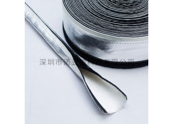 供應鋁箔隔熱護套管反輻射熱套管搭扣式耐高溫絕緣防火套管批發