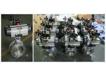 不銹鋼對夾式氣動蝶閥 D671X氣動蝶閥