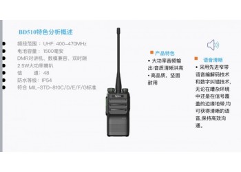 供應(yīng)山東濟(jì)南海能達(dá)BP510 商業(yè)對講機(jī)