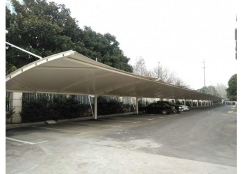 濟寧膜結構車棚-濟寧本地膜結構車棚廠家價格低-濟寧充電樁車棚
